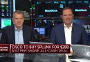 Cisco makes largest ever acquisition, buying cybersecurity company Splunk for $28 billion in cash