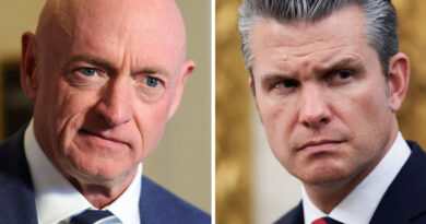 Judge blocks Pete Hegseth’s censure of Sen. Mark Kelly over troops video, for now