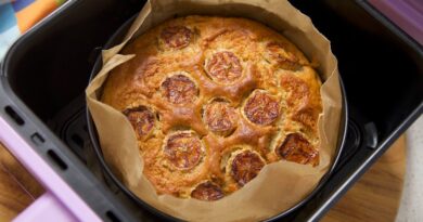 Air fryer banana bread