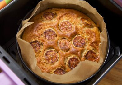 Air fryer banana bread