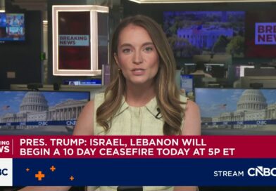 Israel and Lebanon agree to 10-day ceasefire, Trump says