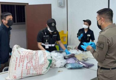Australia-bound heroin packs sewn into Thai silk blouses