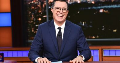 Stephen Colbert returns to TV in appearance on local Michigan station