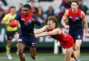 AFL LIVE: Demons cruise to victory after extinguishing Essendon fight; Roos out to bounce back in Perth