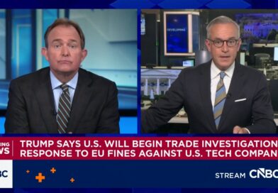 Trump threatens EU with ‘substantial TARIFF’ for ‘ROBBING’ U.S. tech giants