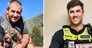 Batman socks, a dog fountain, a cafe corner: Quiet tributes for two fallen officers Batman socks, a dog fountain, a cafe corner: Quiet tributes for two fallen officers