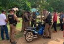 Man with knife arrested at school earlier drank pig’s blood and beer