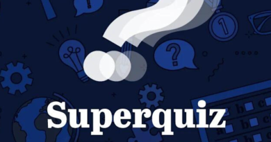 Superquiz, Friday, September 4