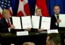 Trump duckar frågor om Grönland Trump duckar frågor om Grönland